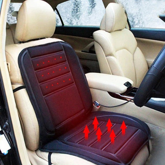 Warmteparadijs™ Verwarmde stoelhoes voor de auto 12V met regelbare warmte