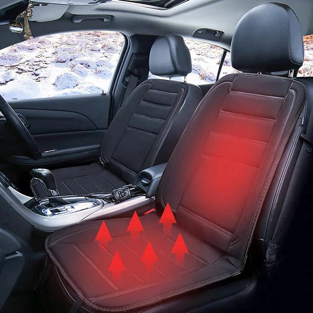 Warmteparadijs™ Verwarmde stoelhoes voor de auto 12V met regelbare warmte