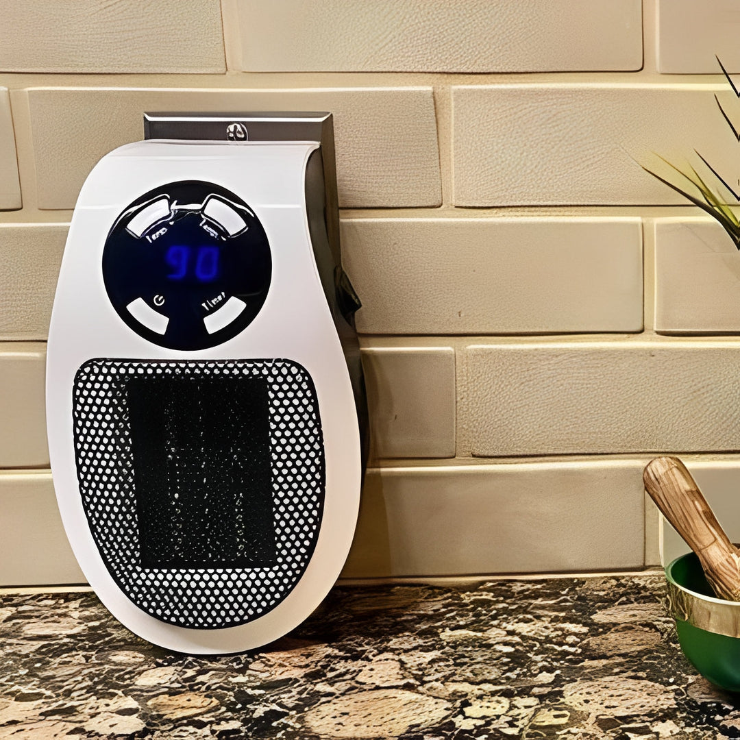 Warmteparadijs™ Draagbare kachel met thermostaat, timer en valbeveiliging