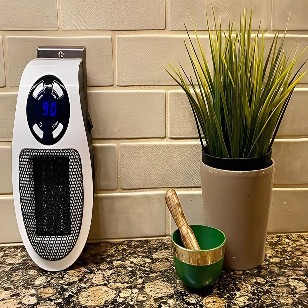 Warmteparadijs™ Draagbare kachel met thermostaat, timer en valbeveiliging