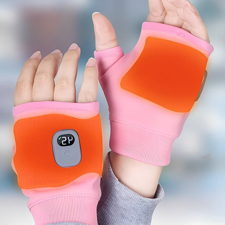 Warmteparadijs™ Vingerloze verwarmde handschoenen met 3 standen