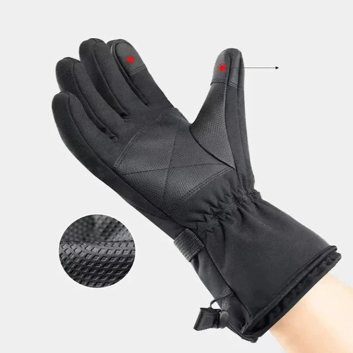 Warmteparadijs™ Verwarmde motorhandschoenen met touchscreen vingertoppen