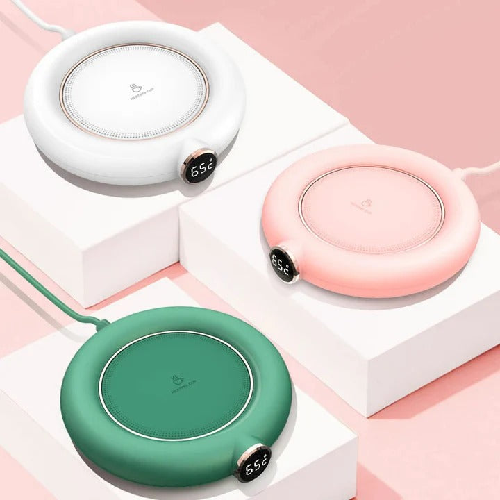 Warmteparadijs™ Slimme bekerwarmer met digitaal display en drie temperaturen