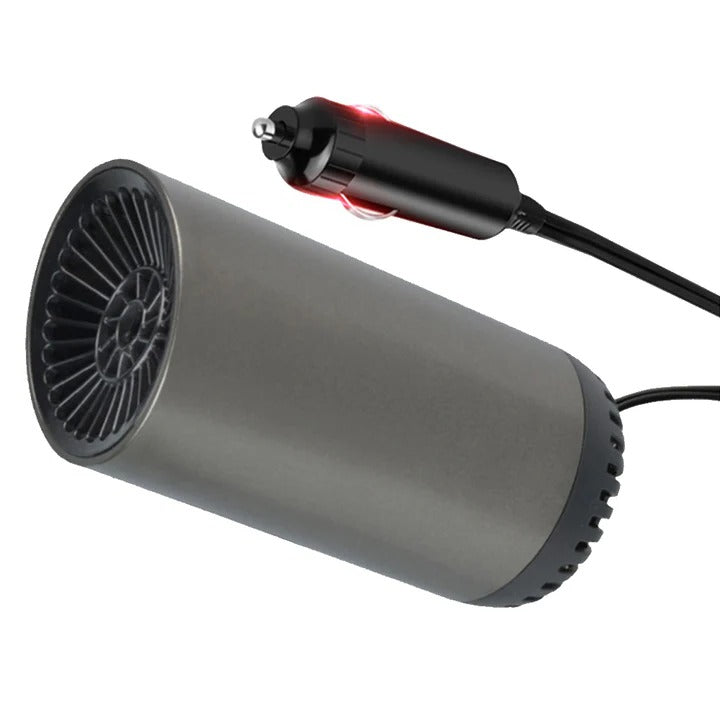 Warmteparadijs™ Compacte 12V autokachel en ontdooier met zuignappen