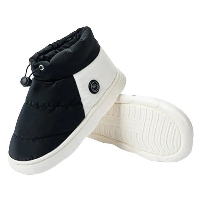 Warmteparadijs™ Verwarmde pantoffels met antislipzool en 3 warmtestanden