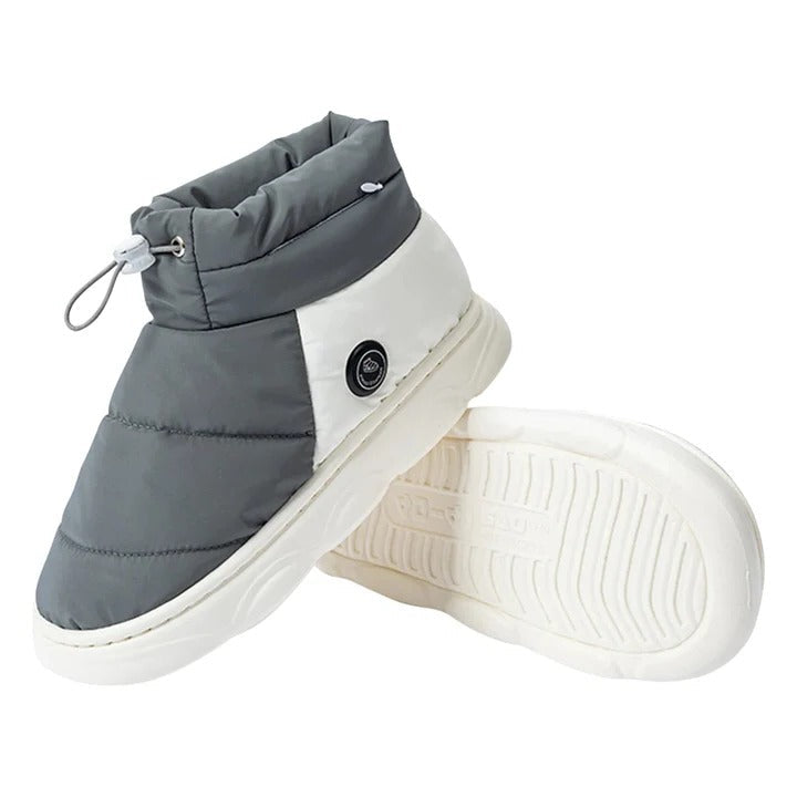 Warmteparadijs™ Verwarmde pantoffels met antislipzool en 3 warmtestanden