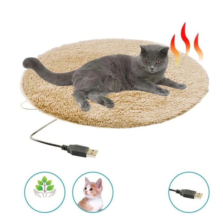 Warmteparadijs™ USB-warmtekussen voor huisdieren met constante warmte