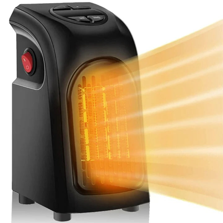 Warmteparadijs™ Stopcontactkachel met timer en thermostaat