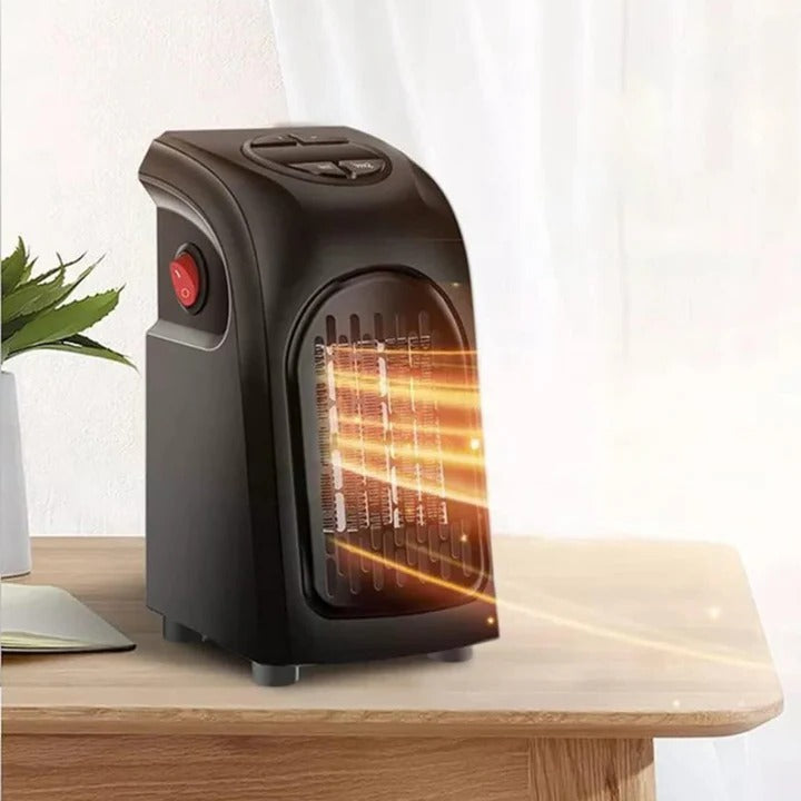 Warmteparadijs™ Stopcontactkachel met timer en thermostaat