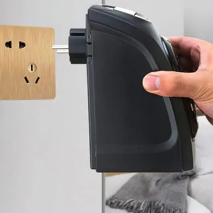 Warmteparadijs™ Stopcontactkachel met timer en thermostaat