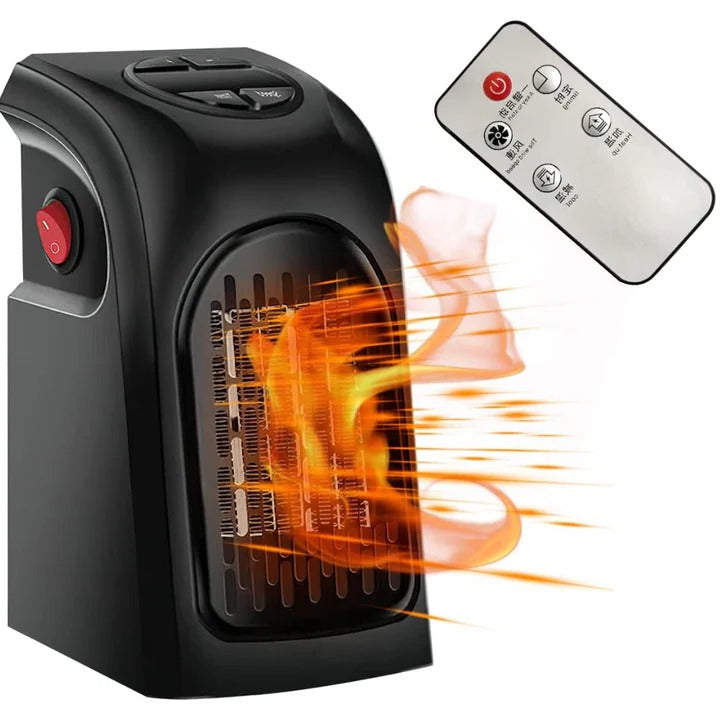 Warmteparadijs™ Stopcontactkachel met timer en thermostaat