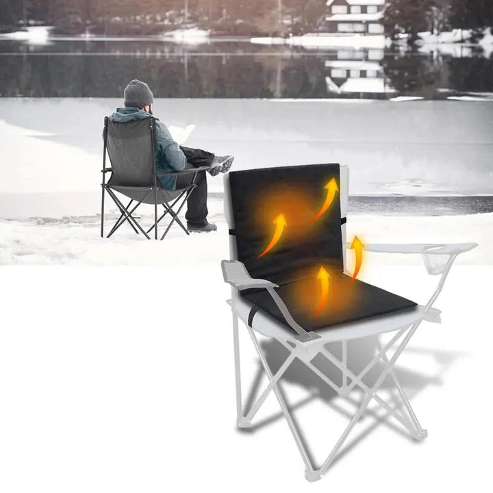 Warmteparadijs™ Draagbaar warmtekussen voor op je stoel, 3 standen