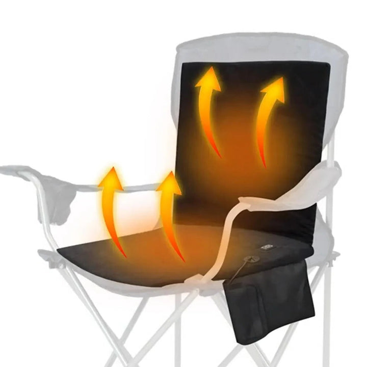 Warmteparadijs™ Draagbaar warmtekussen voor op je stoel, 3 standen