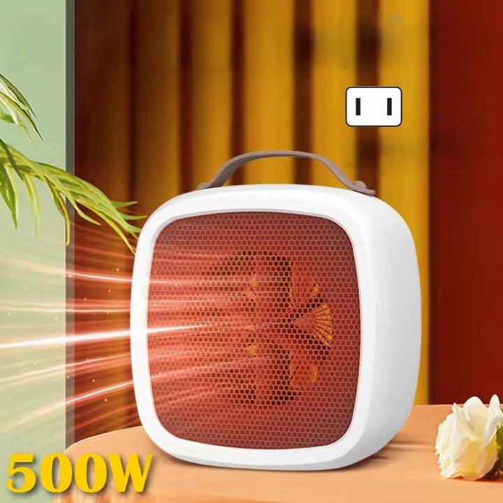 Warmteparadijs™ Mini bureaukachel 500 W PTC, stil en snel warm