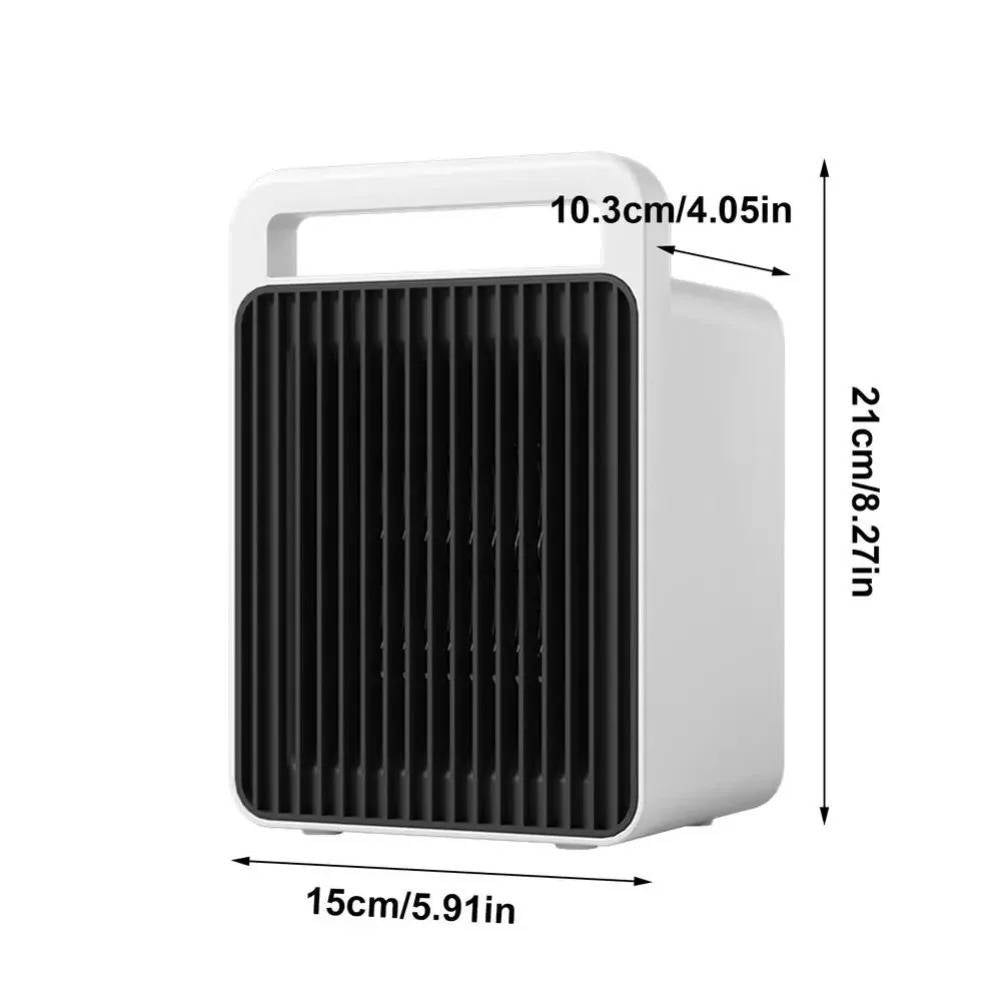 Warmteparadijs™ Kleine kachel 600 W, warm in 3 seconden, met handgreep