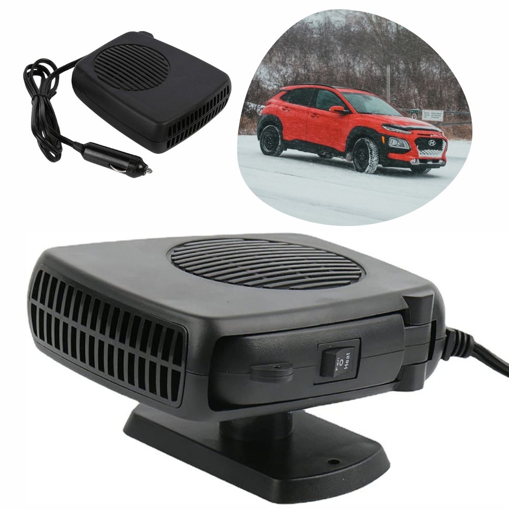 Warmteparadijs™ Keramische autokachel 12V met 150/300W en thermostaat
