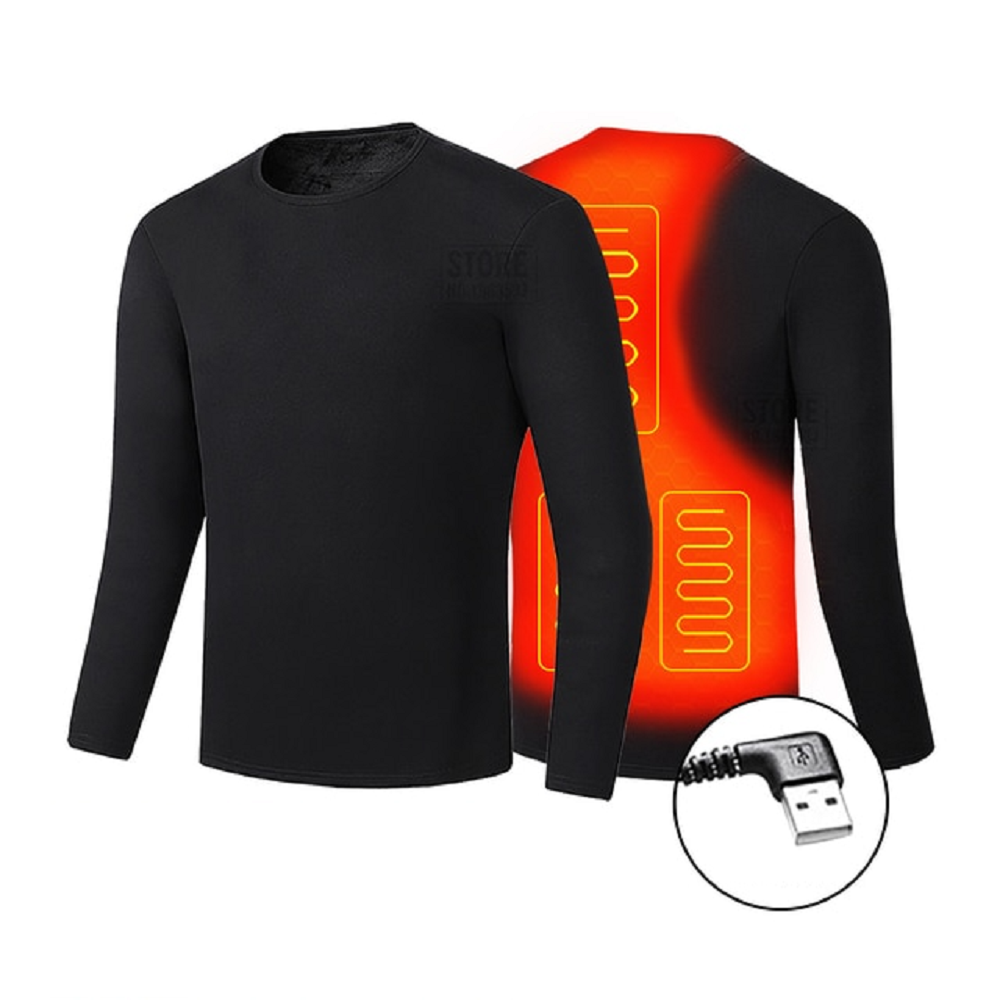 Warmteparadijs™ Verwarmd thermo-ondergoed met USB en platte naden