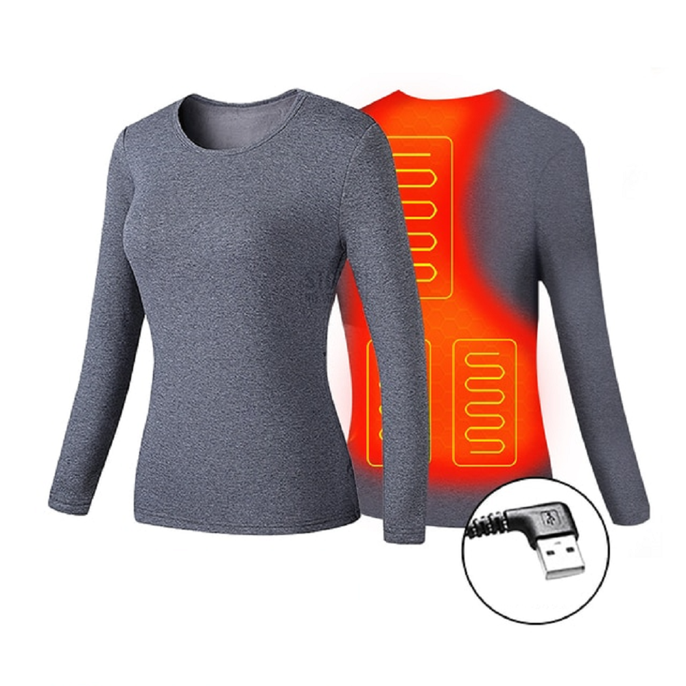 Warmteparadijs™ Verwarmd thermo-ondergoed met USB en platte naden