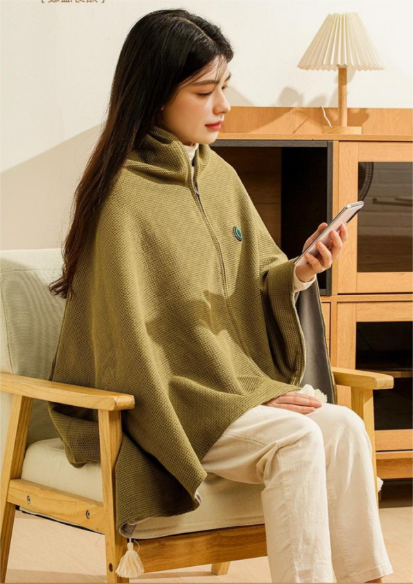 Warmteparadijs™ Verwarmde omslagdoek met USB en warmte in 15 seconden