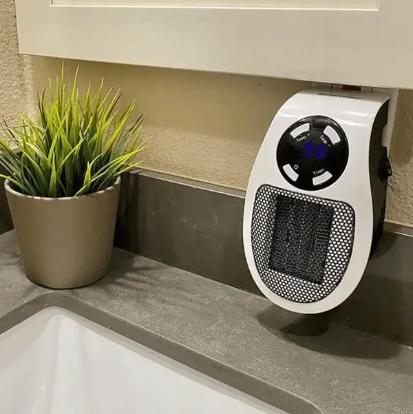 Warmteparadijs™ Stille kamerkachel 500 W met timer en LED-display