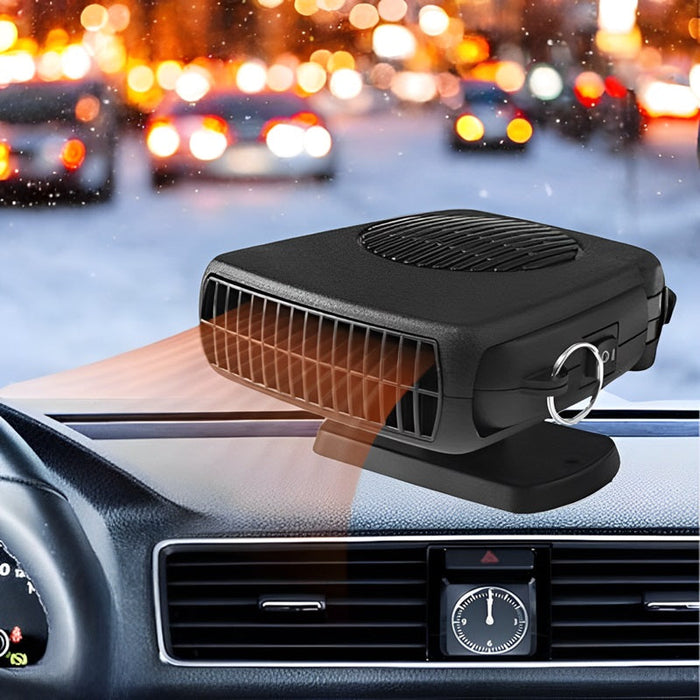Warmteparadijs™ Draagbare autokachel 12V met antislip 360° voet