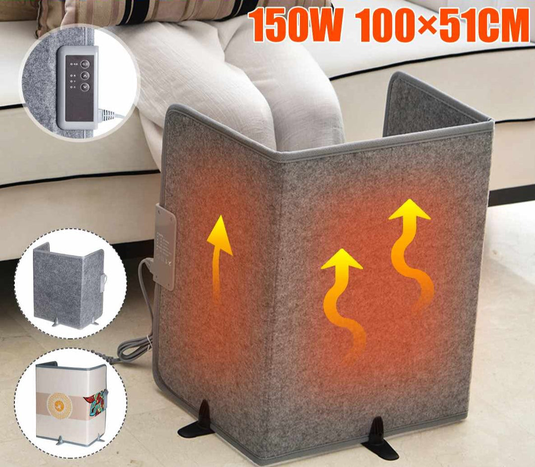 Warmteparadijs™ Opvouwbare voetenwarmer met handvat voor koude voeten