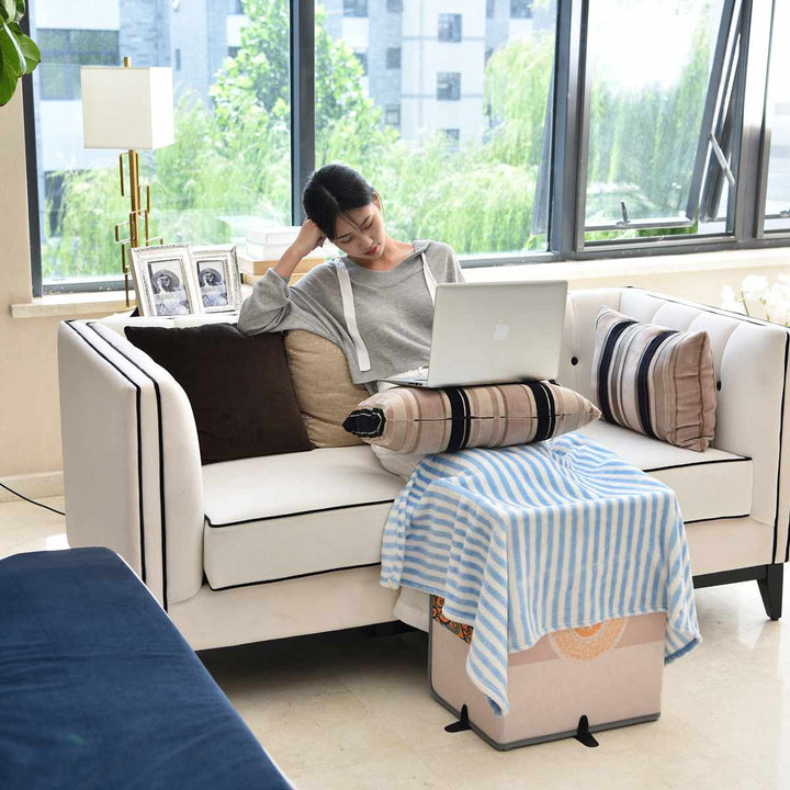 Warmteparadijs™ Opvouwbare voetenwarmer met handvat voor koude voeten