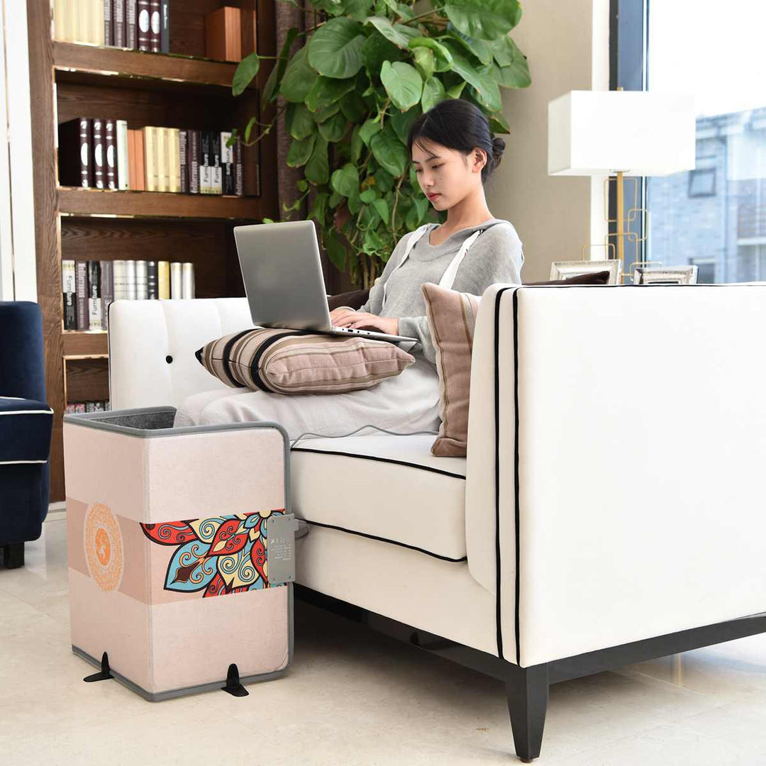 Warmteparadijs™ Opvouwbare voetenwarmer met handvat voor koude voeten
