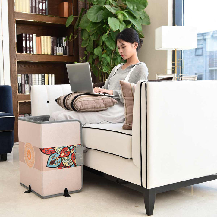 Warmteparadijs™ Opvouwbare voetenwarmer met handvat voor koude voeten