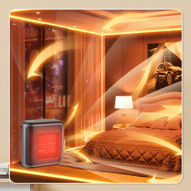 Warmteparadijs™ Stopcontactkachel 800 W met thermostaat en timer