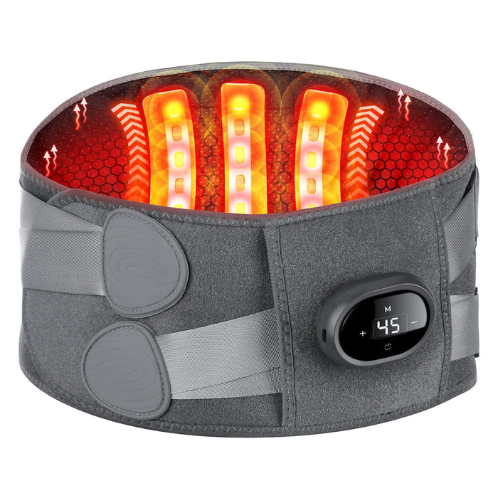 Warmteparadijs™ Draadloze warmteband voor je onderrug met trilfunctie