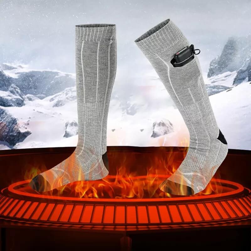Warmteparadijs™ Verwarmde sokken met drie standen en 8 uur warmte