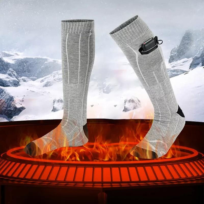 Warmteparadijs™ Verwarmde sokken met drie standen en 8 uur warmte