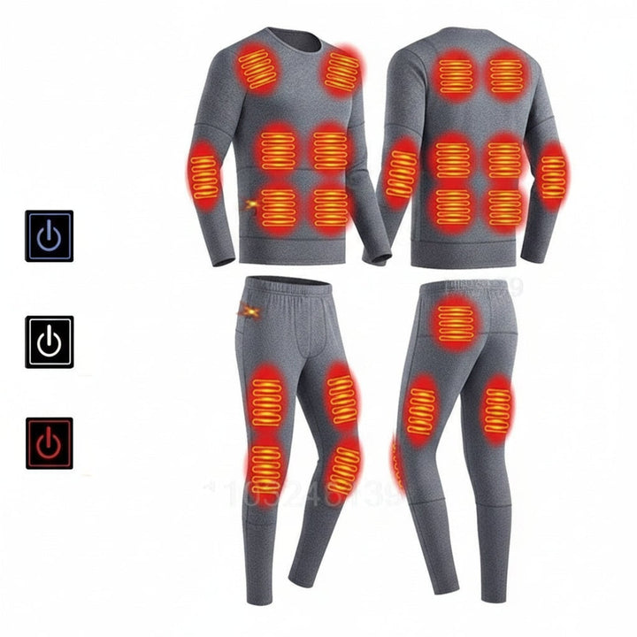 Warmteparadijs™ USB-verwarmd thermo-ondergoed met warmtezones