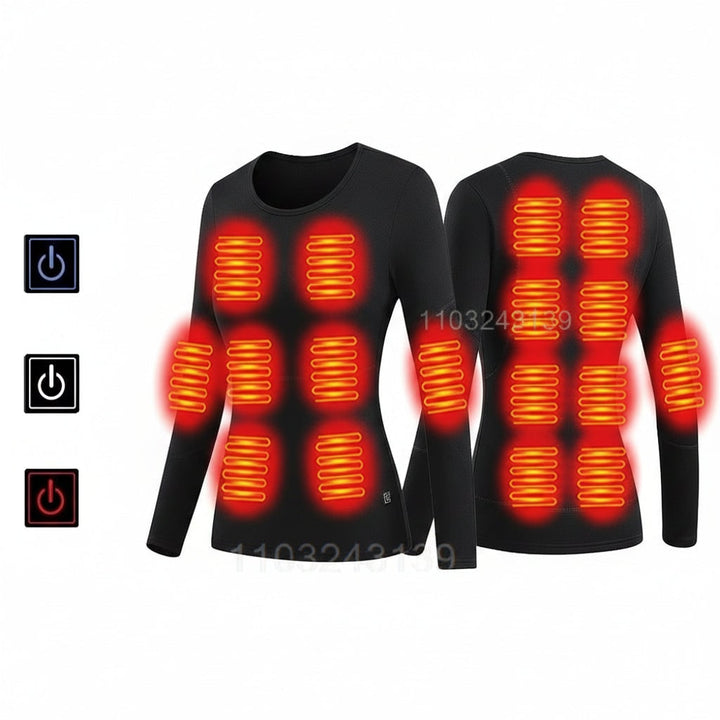 Warmteparadijs™ USB-verwarmd thermo-ondergoed met warmtezones
