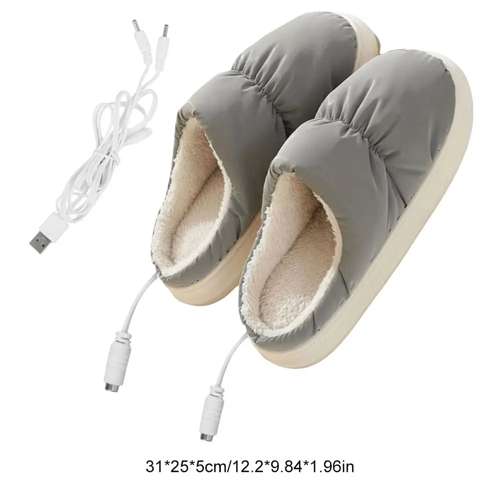 Warmteparadijs™ USB-verwarmde pantoffels van zachte pluche